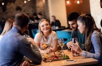 cursisten Wellness Academie Hasselt lunchen in restaurant in Hasselt