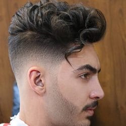 undercut met fade out effect